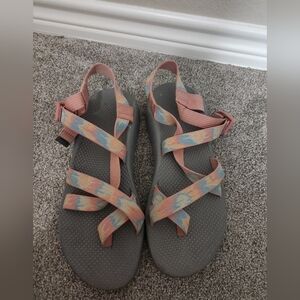 Chaco Z2 Classic Strappy Sandals Aerial Rosette Size 11
